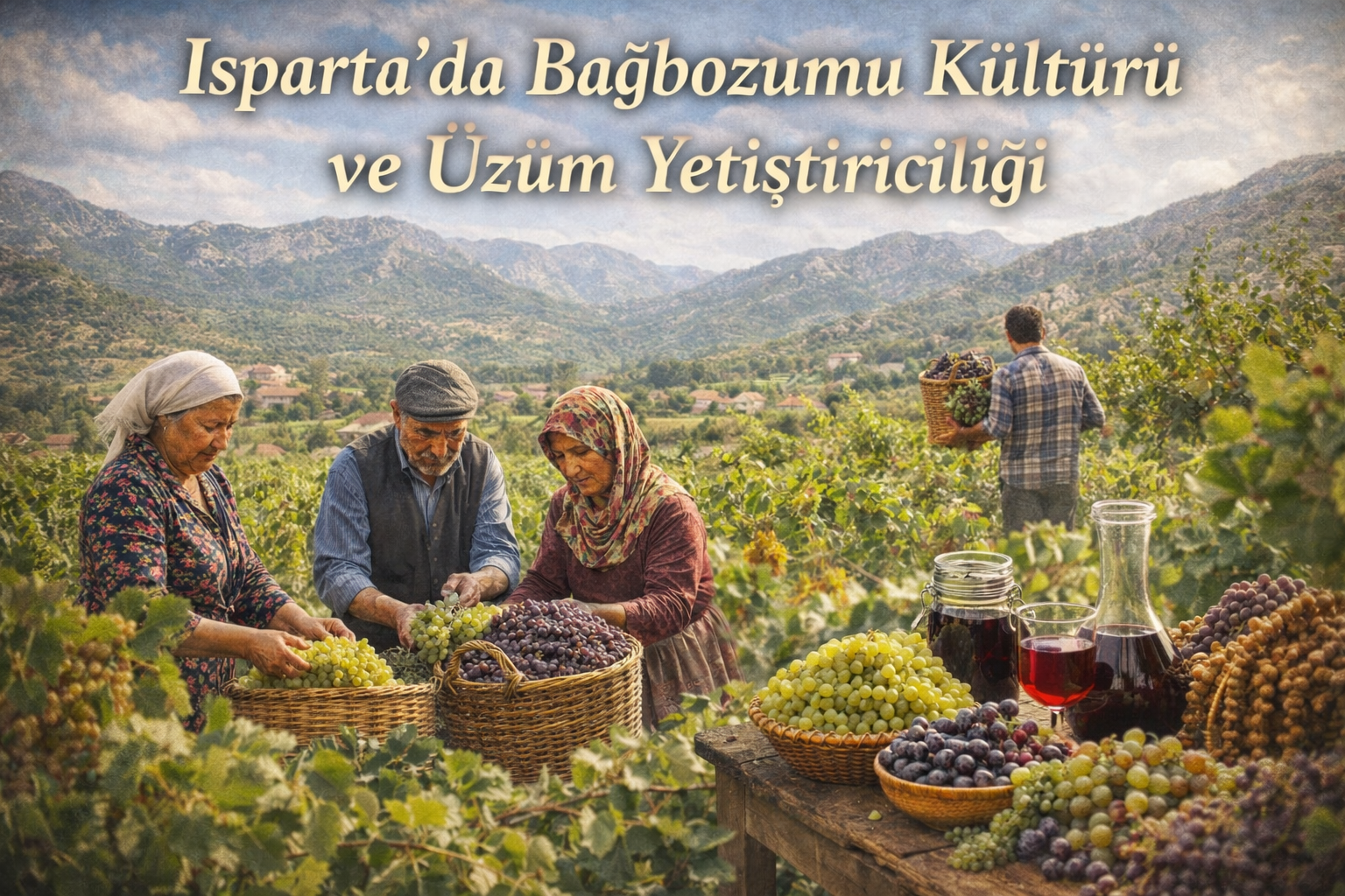 Isparta’da Bağbozumu Kültürü ve Üzüm Yetiştiriciliği
