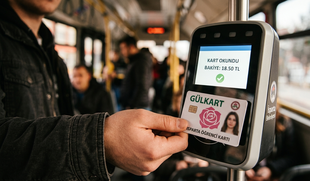 Isparta’da İndirimli Ulaşım İçin Son Günler: Gülkart Vizeleme İşlemleri Nasıl Yapılır?