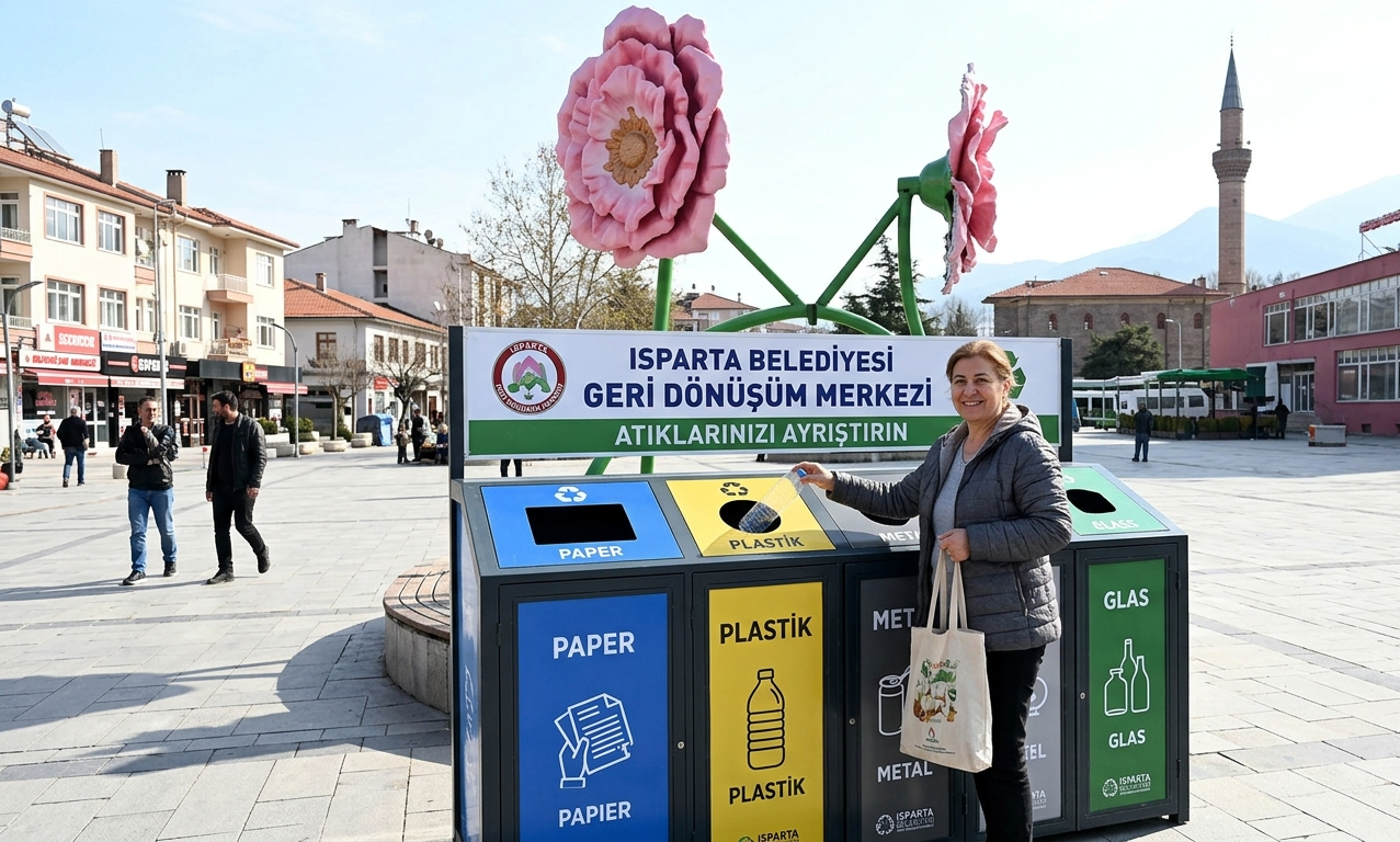 Çöp Değil Hammadde: Isparta’da Sıfır Atık Seferberliği ve Atık Toplama Noktaları Kılavuzu